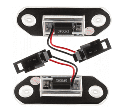 CO2 KOMPLET LUČI LED ZA OSVETLITEV REGISTRSKE TABLICE, AUTOTUNE, ZA ŠKODA OCTAVIA I, ŠKODA OCTAVIA I COMBI, VOLKSWAGEN GOLF III VARIANT, VOLKSWAGEN VENTO JETTA III