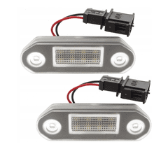 CO2 KOMPLET LUČI LED ZA OSVETLITEV REGISTRSKE TABLICE, AUTOTUNE, ZA ŠKODA OCTAVIA I, ŠKODA OCTAVIA I COMBI, VOLKSWAGEN GOLF III VARIANT, VOLKSWAGEN VENTO JETTA III