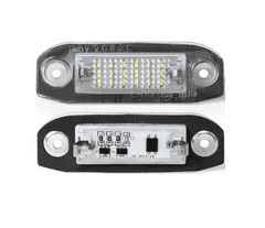 CO2 KOMPLET LUČI LED ZA OSVETLITEV REGISTRSKE TABLICE, AUTOTUNE, ZA VOLVO C30, VOLVO S40 II, VOLVO S60 II, VOLVO S80 I, VOLVO S80 II, VOLVO V50, VOLVO V70 II, VOLVO V70 III, VOLVO XC60, VOLVO XC70, VOLVO 