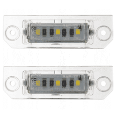 CO2 KOMPLET LUČI LED ZA OSVETLITEV REGISTRSKE TABLICE, AUTOTUNE, ZA VW EOS, VW GOLF IV, VW GOLF V, VW GOLF VI, VW GOLF VII, VW PASSAT B6 LIMUZINA, VW PASSAT B7, VW PASSAT CC