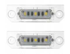 CO2 KOMPLET LUČI LED ZA OSVETLITEV REGISTRSKE TABLICE, AUTOTUNE, ZA VW EOS, VW GOLF IV, VW GOLF V, VW GOLF VI, VW GOLF VII, VW PASSAT B6 LIMUZINA, VW PASSAT B7, VW PASSAT CC