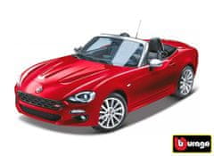 BBurago 1:24 FIAT 124 SPIDER RDEČA