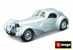 BBurago 1:24 Bugatti Atlantic srebrn