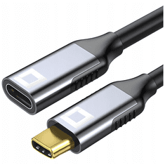 CO2 CO2 PODALJŠEK USB-C HITRO POLNJENJE USB TIPA C 4K 10GBPS 100W 3M