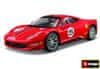 Burago B 1:24 Ferrari Racing 458 Challenge Red