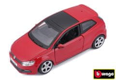 BBurago 1:24 VW Polo GTI Mark 5 rdeča 18-21059