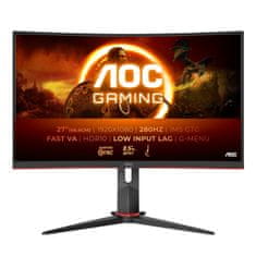 AOC C27G2Z3 27'' 280Hz ukrivljen gaming monitor