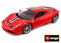 Maisto Bburago 1:18 Ferrari 458 Speciale Ferrari Race&amp;Play rdeča 18-16002