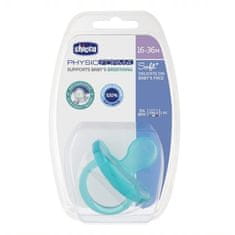 Chicco 051922 FIZIOLOŠKI MEHKI SILIKONSKI SESALEC 16-36M 1 KOS MODRA