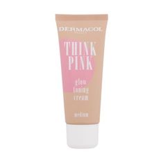 Dermacol Think Pink Glow Toning Cream osvetljevalna obarvana krema 30 ml Odtenek 2 medium