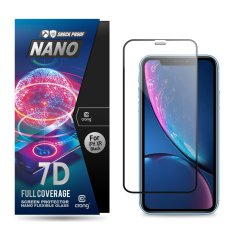 Crong Crong 7D Nano prilagodljivo steklo - 9H hibridno steklo s polnim zaslonom za iPhone 11 / iPhone XR