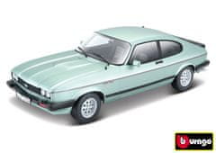 BBurago 1:24 Plus Ford Capri 1982 svetlo zelena