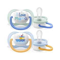 Philips Avent Ultra air Besedilo dude 0-6m deček, 2 kosa