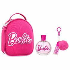 EP LINE Barbie - EDT 100 ml + lesk na rty s přívěškem + batoh