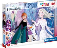 Clementoni Puzzle dragulji - Frozen 2, 104 kosov