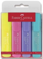 Faber-Castell Označevalnik Textliner 1546 4 kosi, pastelni