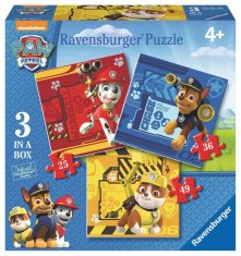 Ravensburger Paw Patrol: Rubble, Marshall in Chase, 25/36/49 kosov