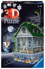 Ravensburger Svetleča 3D sestavljanka Night Edition Haunted House 257 kosov