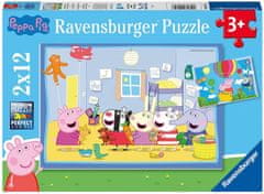 Ravensburger Sestavljanka Peppa Pig: Peppina pustolovščina 2x12 kosov