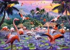 Ravensburger Pink Flamingos Puzzle 1000 kosov