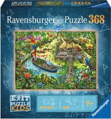 Ravensburger Escape EXIT sestavljanka Otroška ekspedicija v džungli 368 kosov