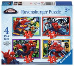 Ravensburger Puzzle Spiderman 4v1 (12,16,20,24 kosov)