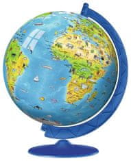 Ravensburger 3D Puzzleball Baby Globe z živalmi (angleščina) 180 kosov