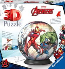 Avengers RAVENSBURGER 3D Puzzleball Marvel: Maščevalci 73 kosov