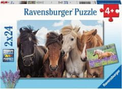 Ravensburger Horse Love Puzzle 2x24 kosov