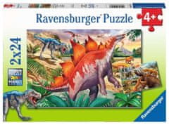 Ravensburger Puzzle Jurska divjina 2x24 kosov