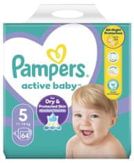 Pampers plenice Active Baby 5 Junior (11-16 kg) 64 kosov