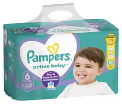 Pampers plenice Active Baby Mega Pack, velikost 6, 96 kosov, 13 - 18 kg