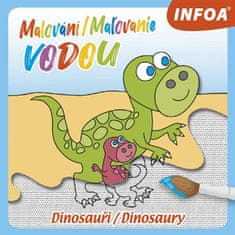 Slikarstvo / slikarstvo na vodi - dinozavri / dinozavri