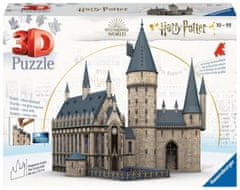 Ravensburger 3D sestavljanka Harry Potter: Bradavičarke, Velika dvorana 630 kosov