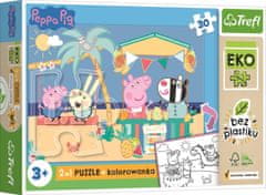 Trefl Dvostranska sestavljanka Peppa Pig MAXI 30 kosov ECO