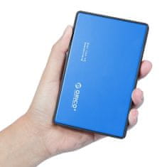 Orico Ohišje za zunanji trdi disk Orico SSD/HDD 2,5" SATA III (modro)