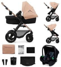 Kinderkraft Otroški voziček MOOV 2 AIR 3IN1 2024 Sand Beige