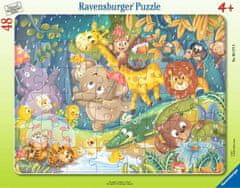 Ravensburger Jungle Animals Puzzle 48 kosov