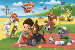 Trefl Sestavljanka Maxi Zabava na odeji Paw Patrol/The Paw Patrol 24 kosov 60x40cm