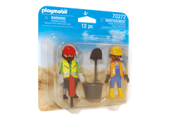 Playmobil PLAYMOBIL Duo Pack 70272 Gradbeni delavci