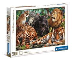 Clementoni Wild Cats Puzzle 500 kosov