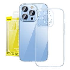 BASEUS Baseus Crystal Transparent Case in komplet kaljenega stekla za iPhone 14 Pro Max