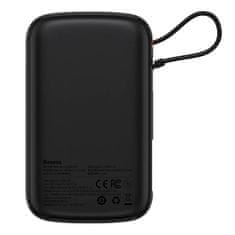 BASEUS Powerbank Baseus Qpow PRO s kablom, 10000 mAh, 22,5 W (črna)