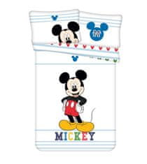 Disney JERRY FABRICS Posteljnina za otroško posteljico Mickey barve baby Bombaž, 100/135, 40/60 cm