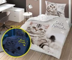 Detexpol Posteljno perilo Best Friends Kitten, 140/200, 70/80 cm