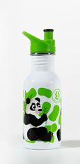 Water Revolution Baby steklenička za pitje iz nerjavečega jekla Panda iz nerjavečega jekla 18/8, 500 ml