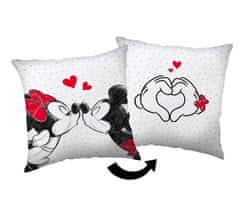 Jerry Fabrics Vzglavnik Mickey in Minnie Love 05 Poliester, 40/40 cm