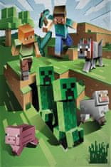 Halantex Fleecova odeja Minecraft Farm Poliester, 100/150 cm