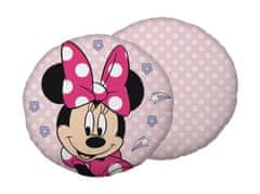 Jerry Fabrics Oblikovana blazina iz mikropliša Minnie Dots Poliester, premer 40 cm