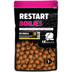 ReStart Boilies Ice Vanilla 24mm, 1kg